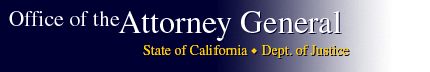 Office of Attorney General State of California Website