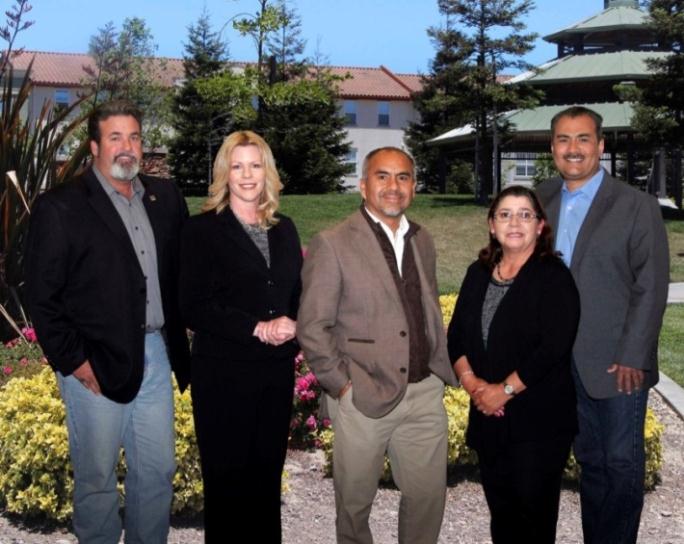 Five Greenfield city officials.