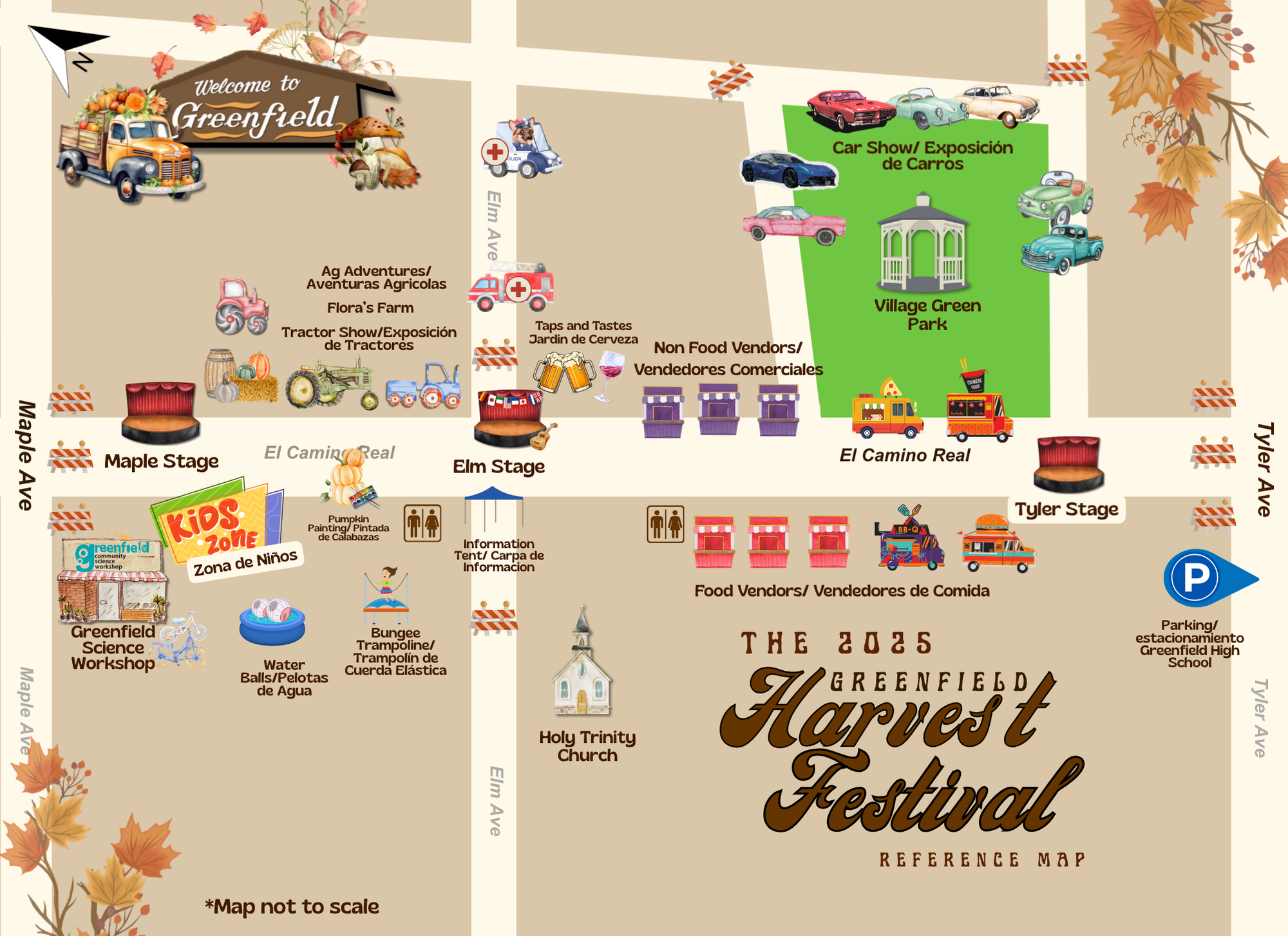 Harvest Festival 2025 Map 